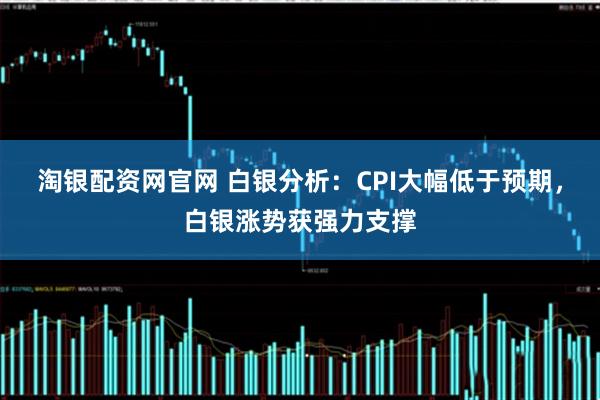 淘银配资网官网 白银分析：CPI大幅低于预期，白银涨势获强力支撑